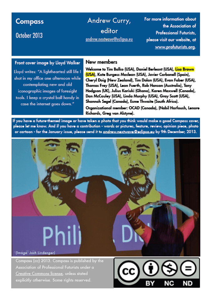 Association of Professional Futurist Publication: Compass