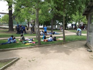 Universidad Católica del Maule students enjoy Spring