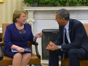 Obama & Bachelet
